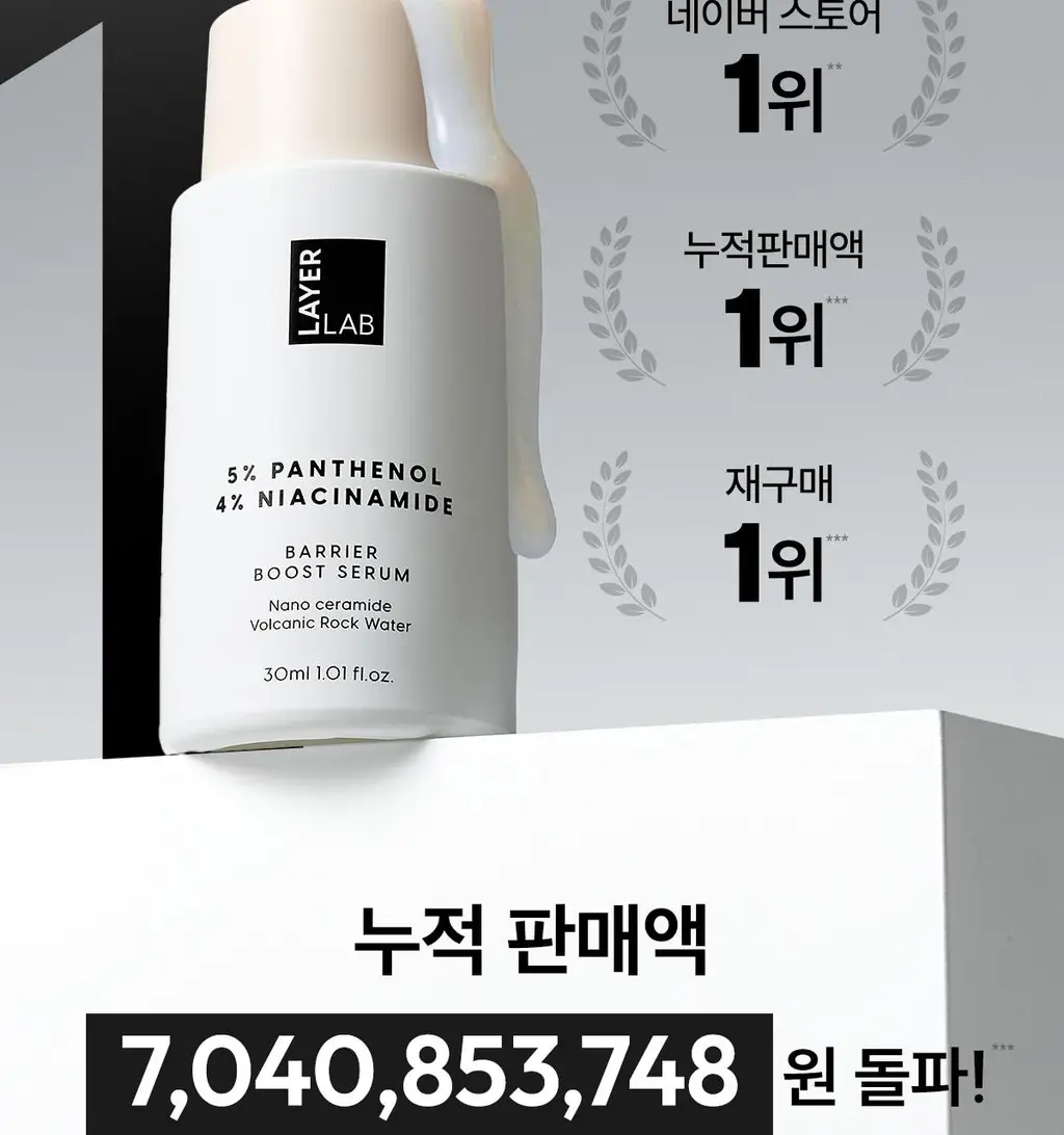 [6.9배 속보습 진정세럼] 레이어랩 니오좀 판테놀 5% 세럼 30ml 기획 (+1.5ml*5ea) 상세페이지 4